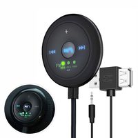 USB FM Transmitter, TINYOUTH Bluetooth Car Kit FM Receiver Car Audio Transmitter with AUX/FM Channels 87.5/95.0/108.0, Memory Function, Magnetic LED Display, Hands-Free Call