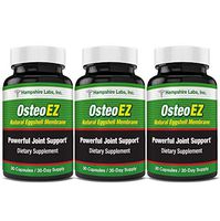 OsteoEZ All-Natural Joint Supplements for Men and Women, Turmeric, Glucosamine Chondroitin, Hyaluronic Acid, Boswellia, White Willow Bark, Joint Flexibility Support Formula 90 Day Supply