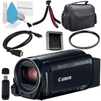 Canon 32GB VIXIA HF R82 HFR82 Camcorder 1958C002 + Compact Camcorder Case + Memory Card Wallet + Card Reader + Mini HDMI Cable + Tripod Bundle