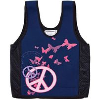 Fun and Function's Weighted Compression Vest with Peace Graphics for Children Medium (Ages 10+) Helps with Sensory Issues, Autism, ADHD, Mood, Over Responding, The Original Compression Vest for Kids
