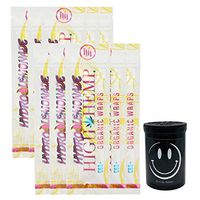 Herb Airtight Container Fresh Kettle with Organic Hydro Lemonade Hemp Wraps Vegan Non-GMO 10 Count DC Crafts Nation - Happy Face