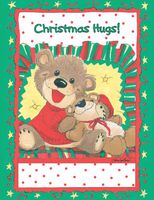 Suzy's Note Card Collection Stationery, Willie Bear Christmas Hug - 10895