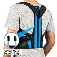 FEATOL Posture Corrector - Best Back Brace for Men & Women – Adjustable Support Brace for Pain Relief from Neck, Back & Shoulder – Please Check Sizing Chart …