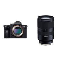 Sony a7 III Full-Frame Mirrorless Interchangeable-Lens Camera Optical with 3-Inch LCD, Black (ILCE7M3/B) with Tamron 28-75mm F/2.8 for Sony Mirrorless Full Frame E Mount (Tamron 6 Year Limited USA Warranty)