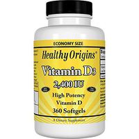 HEALTHY ORIGINS VITAMIN D3 GELS,2400IU, 360 SGEL