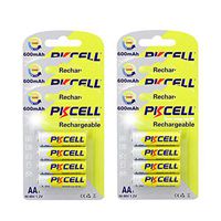 Ni-MH aa Rechargeable Battery 1.2v 600mAh Count:Pcs (24)