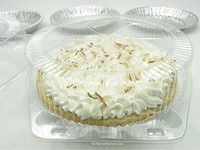 9" Clear Clamshell Pie Container HIGH Dome #CPC-119 (200)
