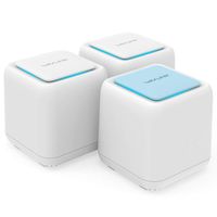 Wavlink Halo Base Sub-Mother Distributed Router, Whole Home Mesh Router WiFi System Coverage up to 5000sq. ft, No WiFi Dead Zones, 3 x Gigabit Ethernet Ports on Each Mesh Router/Point