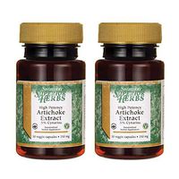 Swanson High Potency Artichoke Extract Liver Health Lipid Support 350 mg 30 Veg Caps 2 Pack