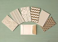 Classic Gold Enclosure Card Set 12 American Made