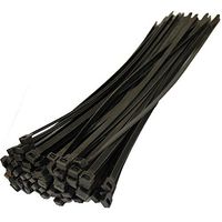 Kable Kontrol - 11" Long UV Black Nylon Zip Ties - 50 Lbs Tensile Strength - 1000 pcs/Pack