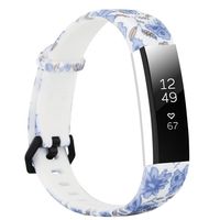 honecumi Floral Pattern Bands Compatible with Fitbit Alta/Alta hr Wristband Replacement Accessory-Exchange Watch Band for Men&Women Colorful Stripe Printing Straps