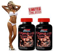 Tribulus Terrestris Extract - Most Powerful Testosterone Booster - Top Quality (2 Bottles 180 Tablets)