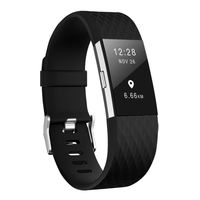 Smasy Replacement Bands Compatible with Fitbit Charge 2, Soft Silicone Adjustable Sport Wristbands Small Large (Black, Large(6.7"-8.1"))