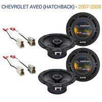 Compatible with Chevy Aveo (Hatchback) 2007-2008 OEM Speaker Upgrade Harmony (2) R65 Package New