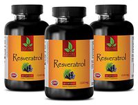 Fat Loss Activation - RESVERATROL 1200MG - resveratrol Natures Way - 3 Bottles (180 Capsules)