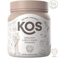 KOS Organic Lion's Mane Powder - Memory Improving Nootropic Lion's Mane Powder - Promotes Immunity, Cerebral & Nerve Health - USDA Organic Plant Based Ingredient, 364g, 104 Servings