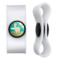 GRAPHICS & MORE Cute and Fluffy Alpaca Headphone Earbud Cord Wrap - Charging Cable Manager - Wire Organizer Set of 2