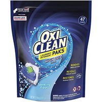OxiClean High Def Clean Sparkling Fresh Laundry Detergent Paks, 47 Count