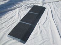 New Aluminum Wheelchair Ramp Threshold 8" X 34" Light Weight