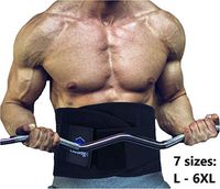 Thermogenic Lumbar Lower Back Brace – free E-book on Lower Back Pain Relief – Inner Elastic Boning & Dual Adjustable Straps – Lumbar Support Belt for Lifting, Posture,Sciatica,Scoliosis (Black, XXXXL)