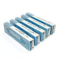 108 * 45mm Moon Blue Rolling Papers King Size Slim W Tips 5 booklets=160 Leaves