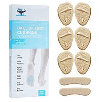 Metatarsal Pads for Women or Man (4 pairs) - Foot Gel Pads - Sesamoiditis Pads - Gel Foot Pads - Sesamoid Pad - Ball-of-foot Cushions - High Heel Cushion Inserts - High Heel Inserts for Women