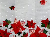 Pack Of 100, 5 X 3 X 11" 1.2 Mil Winter Rose Christmas Print Cello Bags 5 Cups Made In USA