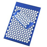 Massagers Human Body Acupressure Cushion Relieves Back Pain Cushion Acupuncture Massage Yoga Mat Pillow Small Acupuncture Massage Cushion Massage Pillow Back Massagers (Color : Blue)
