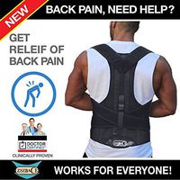 Back Brace Back Support by ZSZBACE│ Back Pain Relief, Orthopedic Design and Adjustable Lower Back and Upper Back (XL)