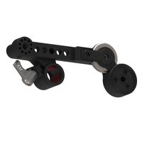 JTZ DP30 Extension Arm Bracket with 15mm Single Rail Clamp and Angle Adjustable for Field Monitor to Panasonic EVA1 AU-EVA1 Sony FS5 FS5II FS7 Top Handle