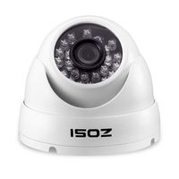 ZOSI 2.0MP HD-TVI Security Camera for Outdoor Indoor Security CCTV System-Surveillance Dome 1080P White Camera