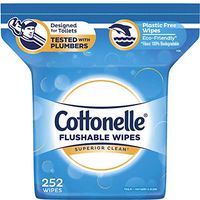 Cottonelle Flushable Wet Wipes, 252 Wipes per Pack
