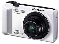 Casio Exilim EX-ZR200 High Speed 16 MP, 12x Optical Zoom Compact Digital Camera (White)
