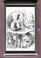Alice in Wonderland Caterpillar Smoking Hookah on Mushroom Decorative Pill Box