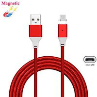 Magnetic USB Micro Cable,Superior ZRL Nylon Braided Micro USB Cable Fast sync Data Cable for Android Samsung Galaxy, HTC, Nexus, LG, Sony, Nokia, Motorola and More