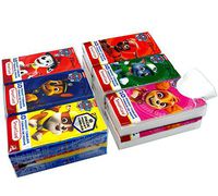 SmartCare Paw Patrol Facial Pocket Tissue in Portable Travel Pocket Bag Value Set, Pack of 12 - for Kids Girls Boys Teens Women Mens