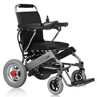 JIAJIA Lightweight Portable Folding Mobility Electric Power Wheelchair for Old Elderly Disabled,20alithiumbattery