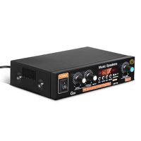 Mini Wireless Bluetooth Power Amplifier, ARCHEER 2 x 45W Dual Channel HiFi Home Audio Amplifier for Car Motorcycle Boat Tablet PC Laptops PA System iPhone, USB/Bluetooth/TF Card Supported