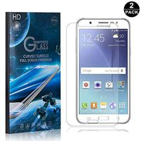 Bear Village Screen Protector for Galaxy J7 2016, Anti Scratch, Anti Fingerprint Tempered Glass Screen Protector Film for Samsung Galaxy J7 2016, 2 Pack