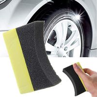 ORNOOU Professional Automotive Tire Dressing Shine Applicator Car Wheel Polishing Sponge Washer Foam Pad,10 Pcs