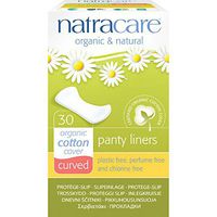 Natracare Organic & Natural Curved Panty Liners 30 ea (Pack of 2)