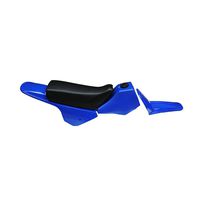 JFG RACING Fairing Plastic Gas Tank Kit Rear Fender - Yamaha PW80 PW 80 - Blue