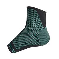 CapsA Ankle Brace for Men Women Pair Plantar Fasciitis Socks with Arch Support Compression Ankle Support Foot Sleeve for Achilles Tendon Support Swelling Causes Heel Pain Relief (Green, M)