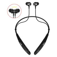 Bluetooth Headphones Neckband,Ralyin MP3 Player Magnetic Sport Wireless Earbuds Built in 8GB TF Memory Card Wearable Headset with Mic for Running Gym Workout Sweatproof Earphones Cordless (Black)
