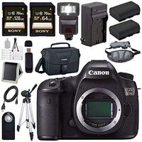 Canon EOS 5DS 5D S DSLR Camera + LPE-6 Lithium Ion Battery + External Rapid Charger + Canon 100ES EOS shoulder bag Bundle 1