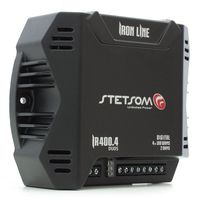 STETSOM IR400.4 2 ohms - Iron Line Car Audio 400W Compact Amplifier 4 channel