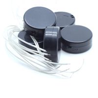 Mecion 5 Pcs CR2032 Button Cell Battery Holder Socket with Switch and Cover,Lead Wire Type