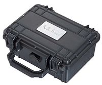 Personalized Black Travel Cigar Case with Free Engraving - Holds 15 Cigars