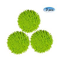 Xifando Microfiber Chenille Round Dust Mop Head (Green)